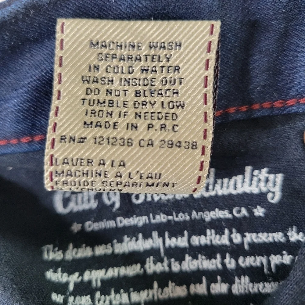 Cult of Individuality Anklet Jegging Jeans Women Size 25 28X32 Skinny Dark New